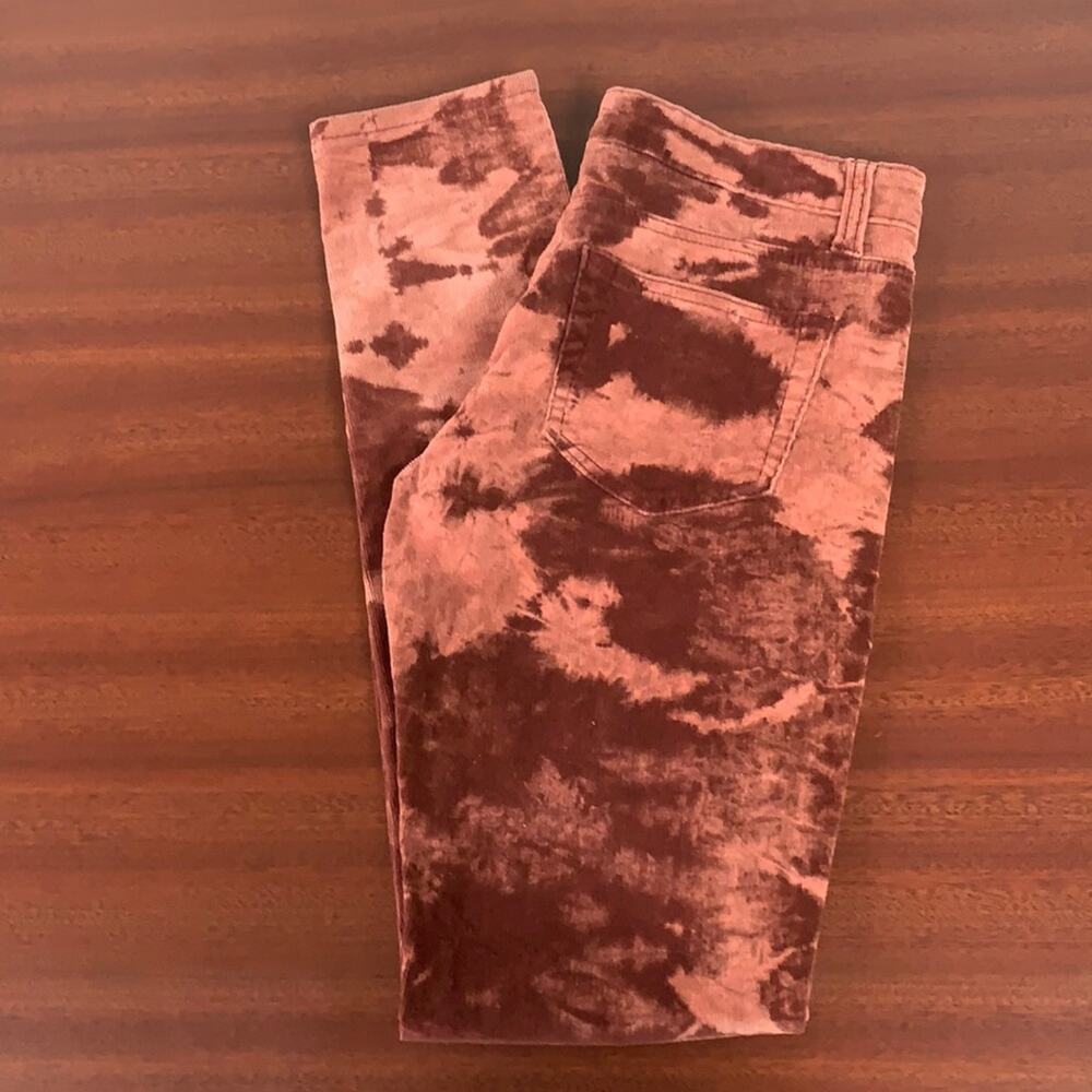 VIP Tie dye maroon cords